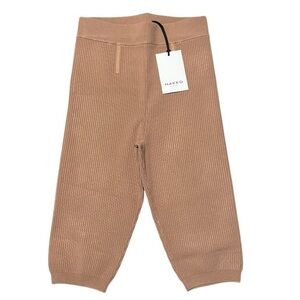 NWT NakedCashmere Women's Tan Ribbed Shorts Sz M